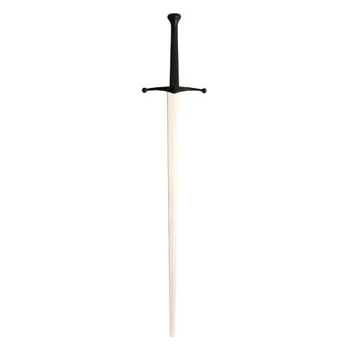 Composite Longsword - White Blade, Black Guard, Handle, Pommel