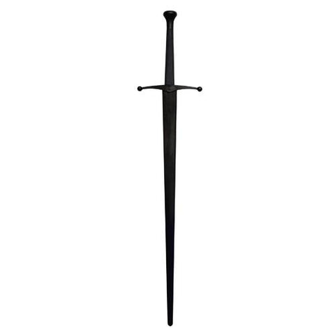 Composite Longsword - Black Blade, Black Guard, Handle, Pommel