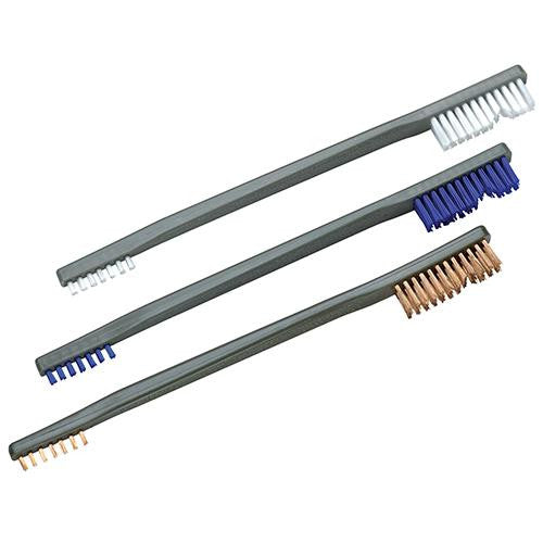 3 Pack A-P Brush ( Nylon, Blue Nylon, Bronze)