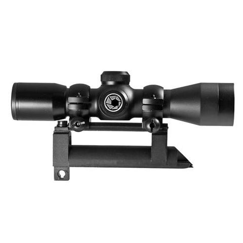 Contour Scope - 4x32mm, SKS Scope, 30-30 Reticle, Black