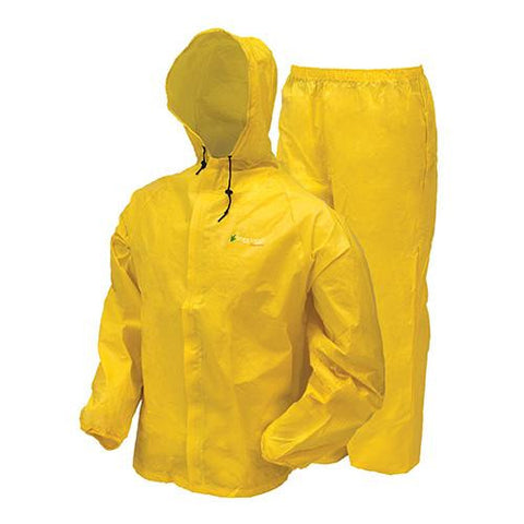 Ultra-Lite2 Rain Suit w-Stuff Sack - Large, Yellow