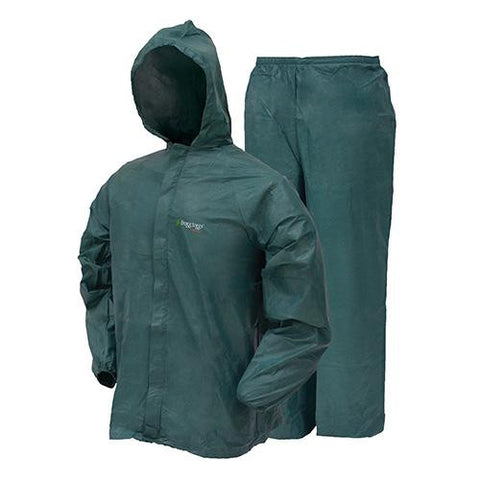 Ultra-Lite2 Rain Suit w-Stuff Sack - Large, Green