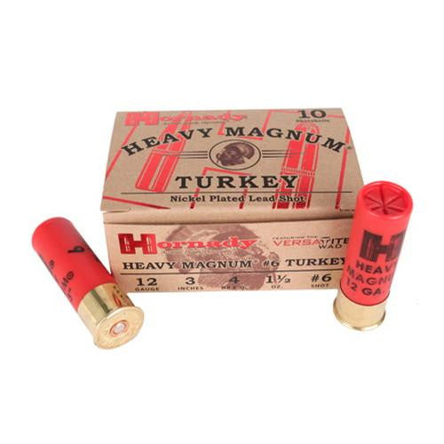 12 Ga 3" Nickel Turkey Loads (Per 10) - 6 Shot