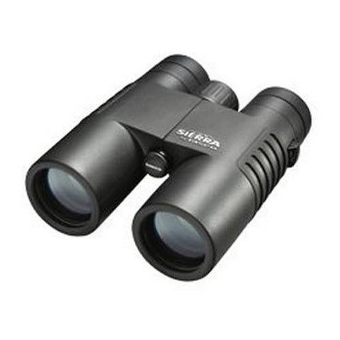 Sierra Black Waterproof, Fogproof Binoculars - 10x42mm Black Roof Prism