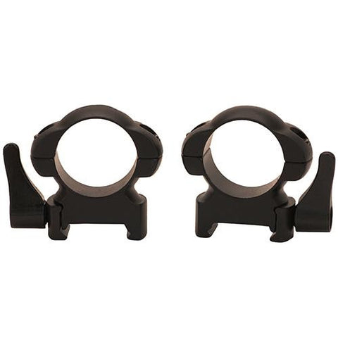 Grand Slam Steel Rings - 1", High, Matte, Lever Lock