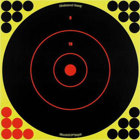 Shoot-N-C Targets: Bull's-Eye - SRC-5 12" Round 200 Yard (5 Pack)