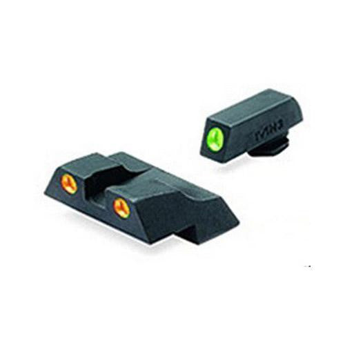 Glock - Tru-Dot Sights - G26 & 27 Green-Orange Fixed Set