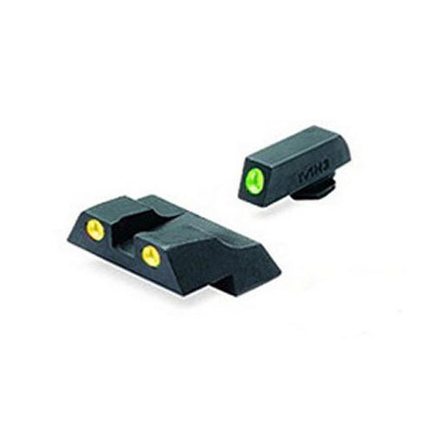 Glock - Tru-Dot Sights - G26 & 27 Green-Yellow Fixed Set