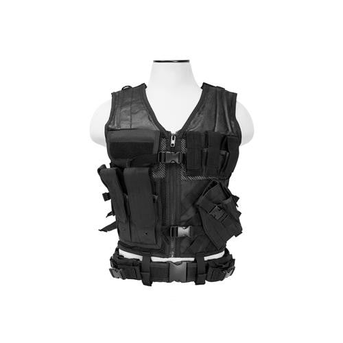 Tactical Vest - Black, M-XL