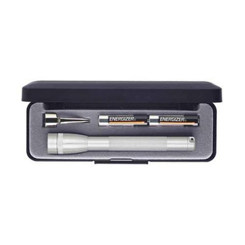 Mini-Mag Flashlight - AAA Presentation Box, Silver