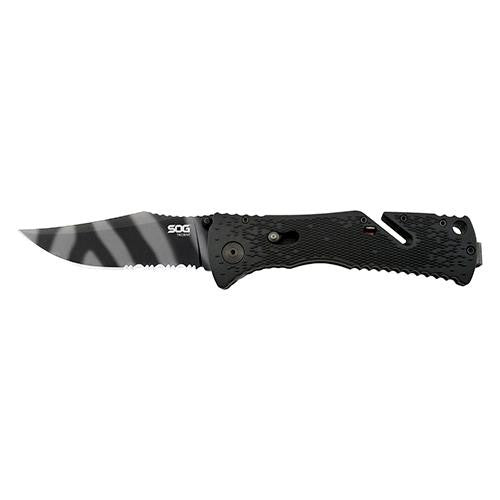 Trident - Partially Serrated, Tiger Stripe