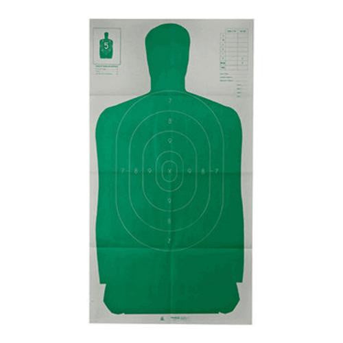 Police Silhouette Target - 24x45" Green(100 Pack)