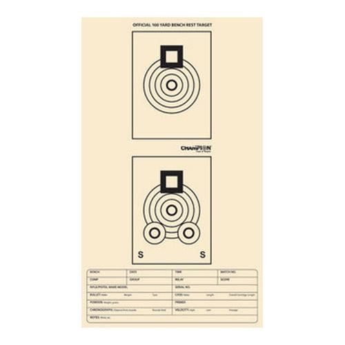 Benchrest Target - 100 Yard