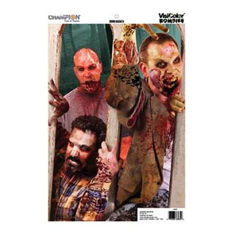 Zombie Targets - Visicolor Door Breach 12" x 18", 50 Pack