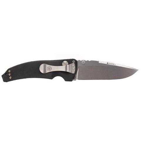 EX03 Folder 4" - Drop Point Blade, Tumble Finish, Polymer, Matte Black